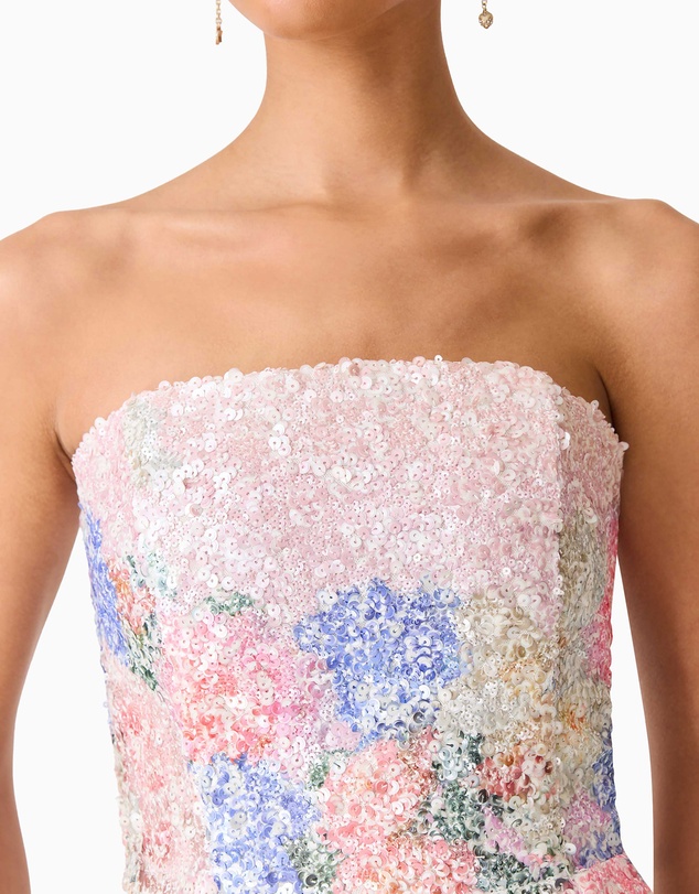 Elliatt - Lurea Strapless Midi Dress