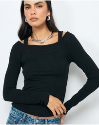 AERE - Elsa Double Layered T-Shirt