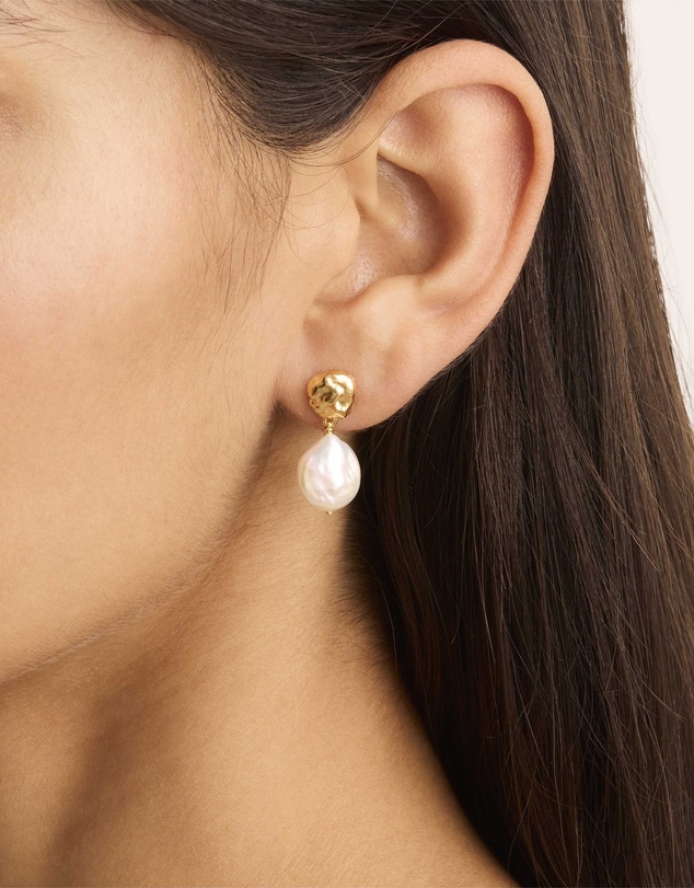 By Charlotte - Endless Grace Pearl Drop Earrings
