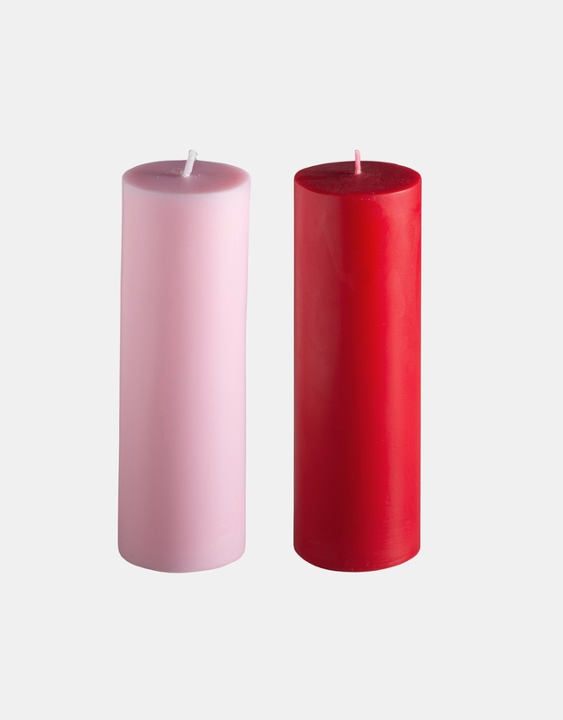 porter green - escc medium pillar candle soy-blend unscented candles