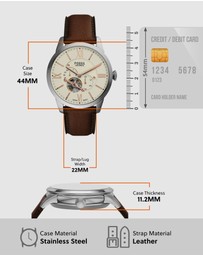 Fossil - Townsman Brown Chronograph Watch