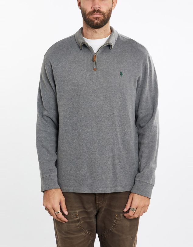 Vintage by The Real Deal - Pre Loved - Vintage Polo Ralph Lauren Quarter Zip Sweater