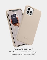 LOUVE COLLECTION - Desert Sand Phone Case + Pearl Wristlet