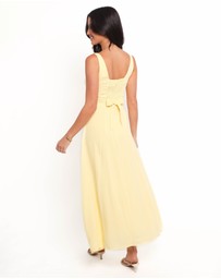 Petal & Pup - Archer Midi Dress - Butter Yellow