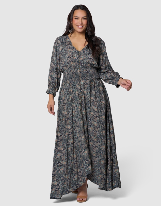 The Poetic Gypsy - Brown Sugar Maxi Dress