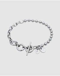 Elli Jewelry - Bracelet Ball Chunky Chain 925 Sterling Silver