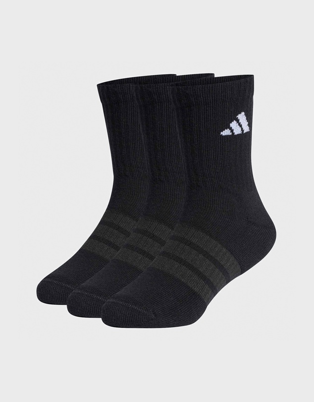 adidas Performance - 3-Pack Cushioned Sportswear Crew Socks - Kids