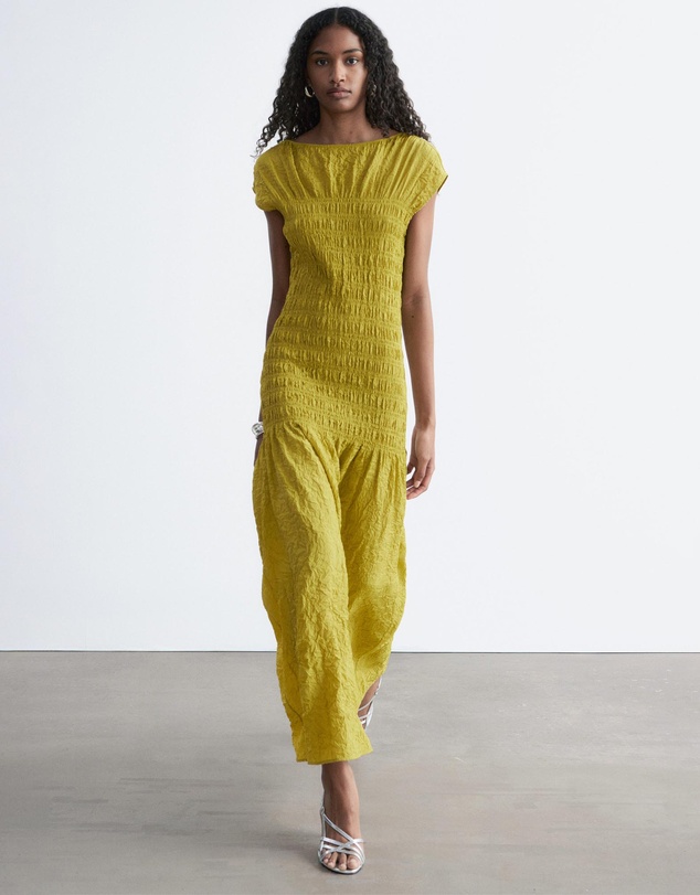 & Other Stories - Smocked Maxi Dress