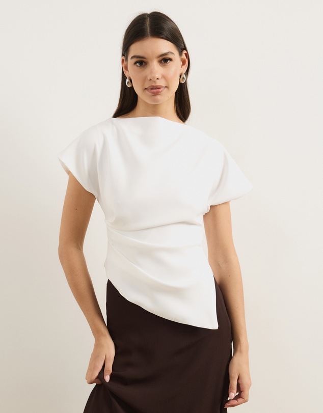 Atmos&Here - Poppy Ruched Waist Top