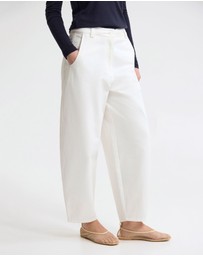 Oxford - Etta Barrel Leg Cotton Pant