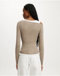 Cotton On - Morgan Layered Long Sleeve Top