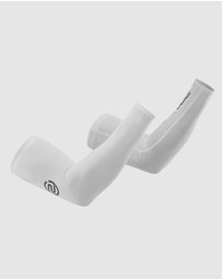 SKINS - SKINS Compression Unisex Series-1 Running/Football/Gym Arm Sleeve White