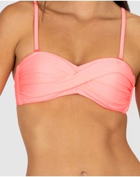 Baku Swimwear - Rococco Twist Bandeau Bikini Bra Top