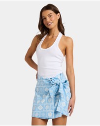 Roxy - Womens Cactus Flower Wrap Mini Skirt