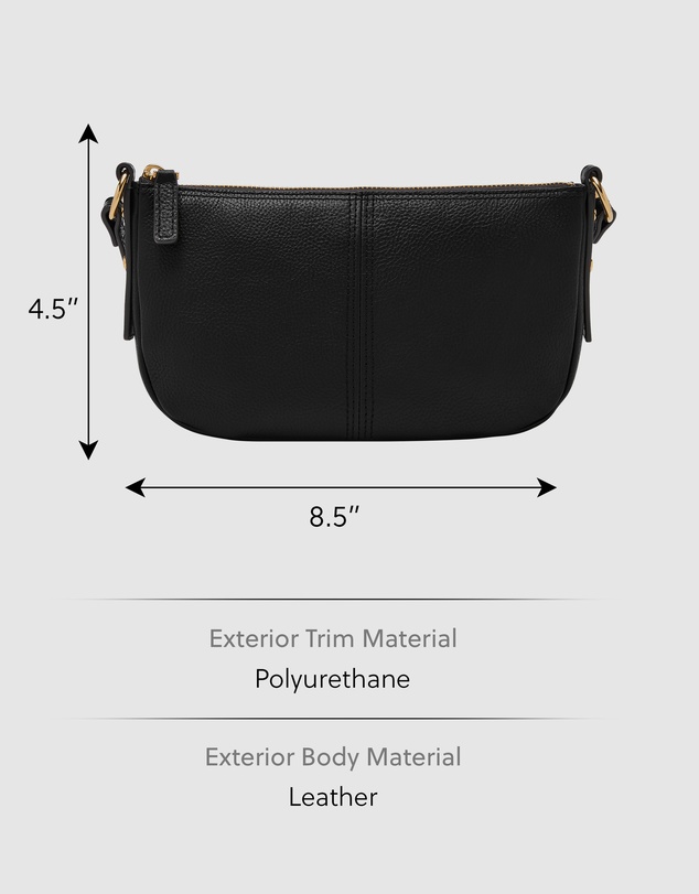 Fossil - Jolie Black Small Crossbody Bag