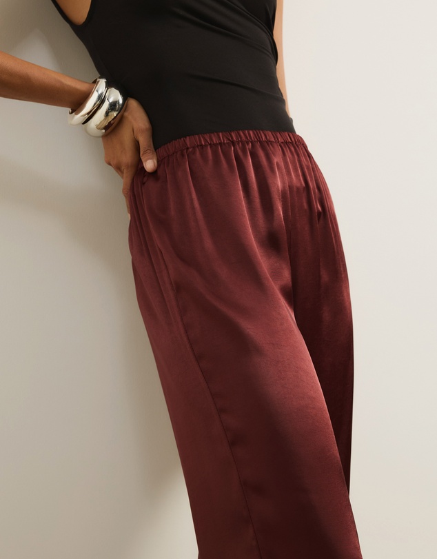 Atmos&Here - Saffron Satin Pants