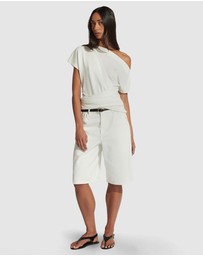 Decjuba - Ruby Gathered Top