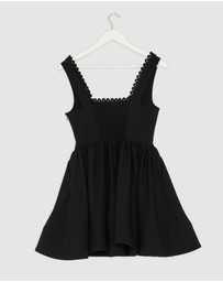 Revibe - Repaired BY JOHNNY. Nova Scallop Mini Dress - AU 6