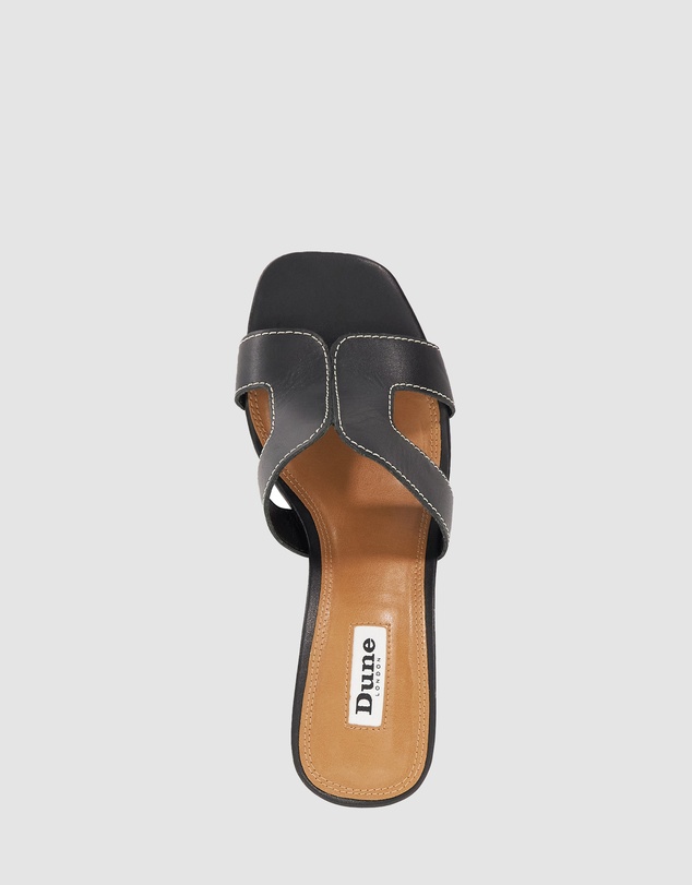 Dune London - Jupe - Black Leather