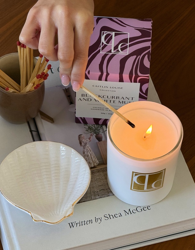 Caitlin Louise Collection - Blackcurrant and White Musk Candle