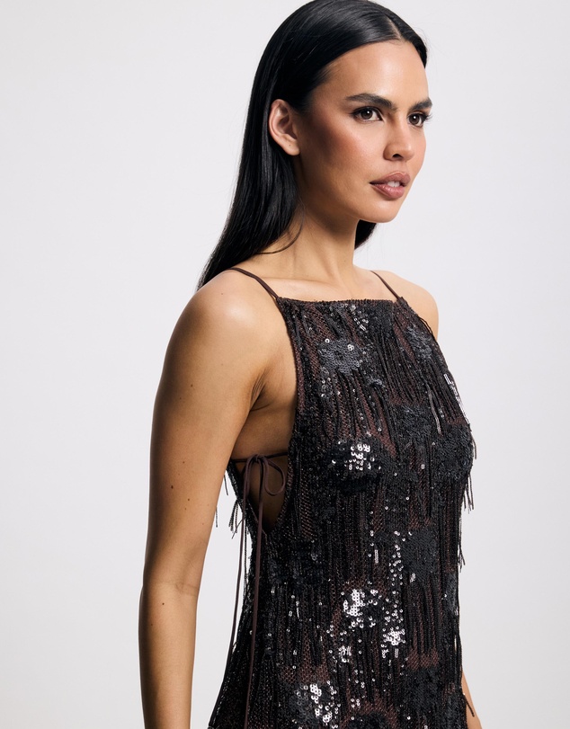 Lover - Xylia Drop Sequin Maxi Dress