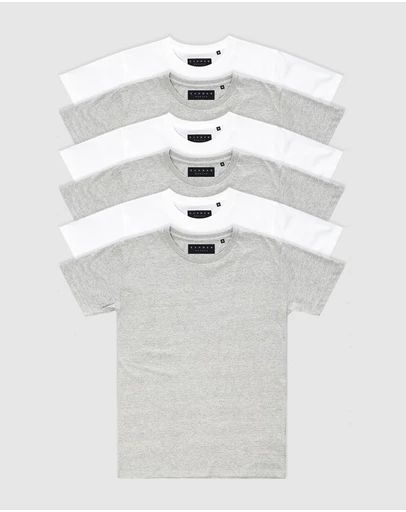 Xander - 6-Pack Blanc Tee