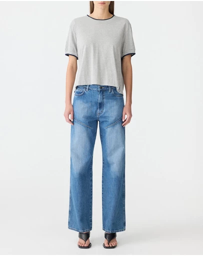 Bassike - Layered Neck T-Shirt