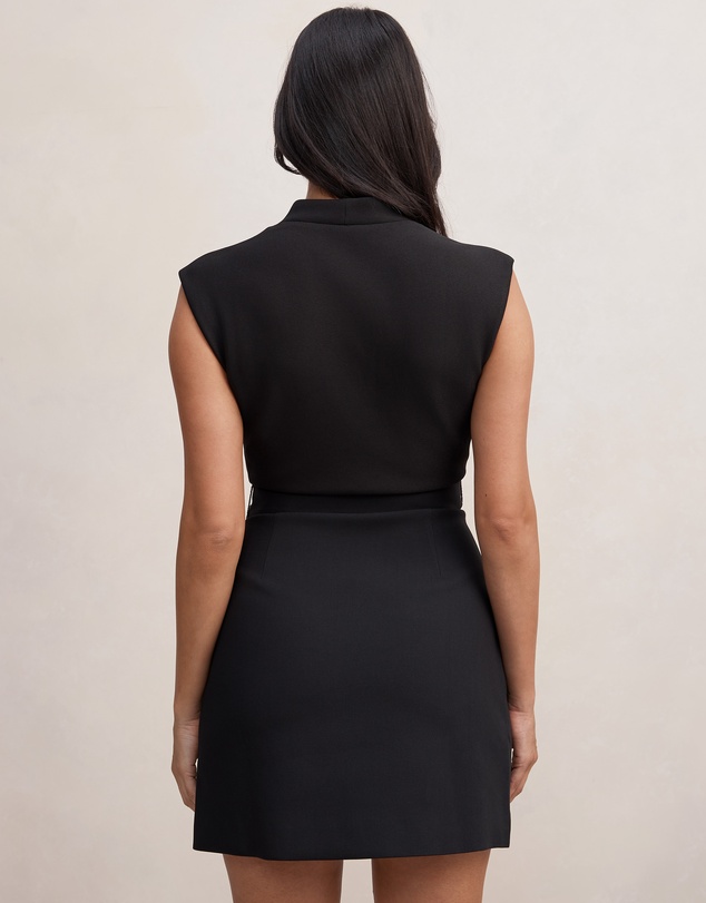 Forever New - Rory Structured Tie Mini Dress