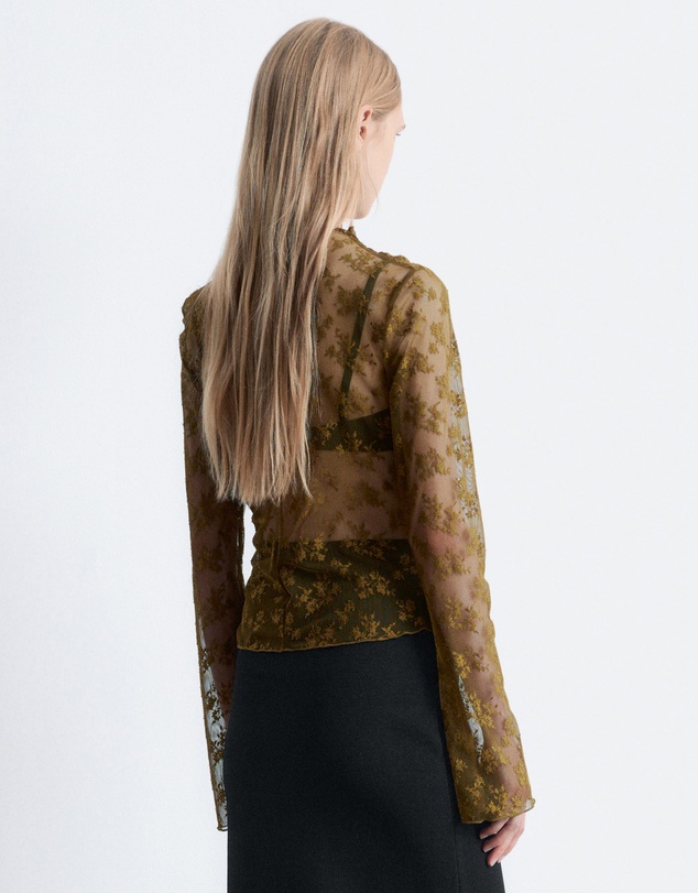 & Other Stories - Long-Sleeve Lace Top