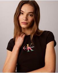 Calvin Klein Jeans - Pride Monologo Baby Tee