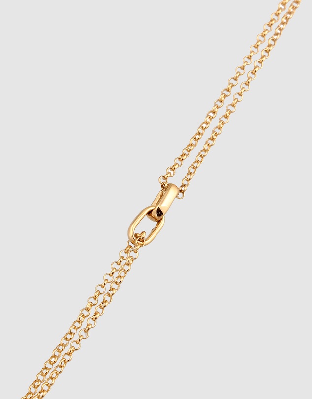 Elli Jewelry - Bracelet Double Chain 925 Sterling Silver Gold-Plated