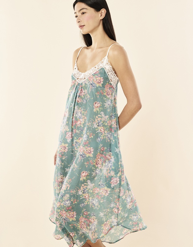 Papinelle - Elise Lace Front Maxi Nightie