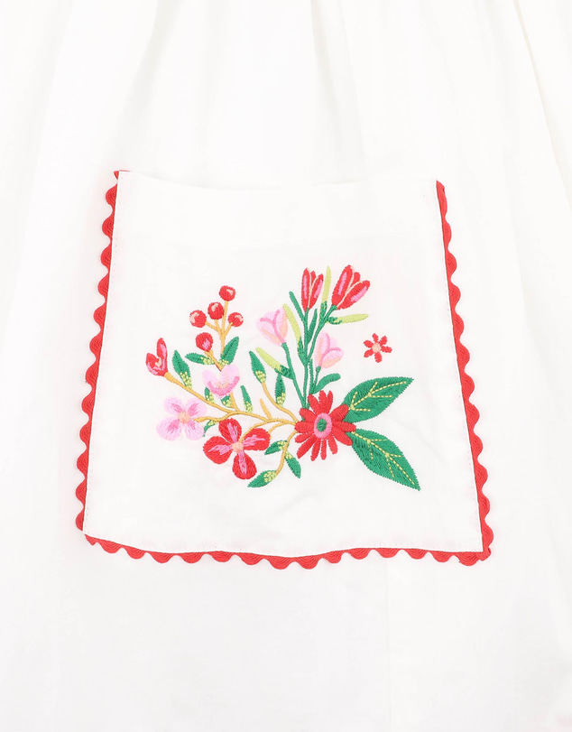 Bebe by Minihaha - Festive Ric Rac Pocket Dress - Kids