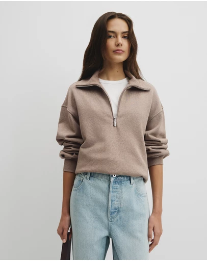 Country Road - Australian Cotton Funnel Neck Sweat