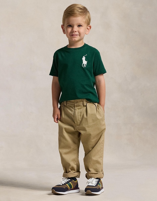 Polo Ralph Lauren - Big Pony Cotton Jersey Tee - ICONIC EXCLUSIVE - Kids