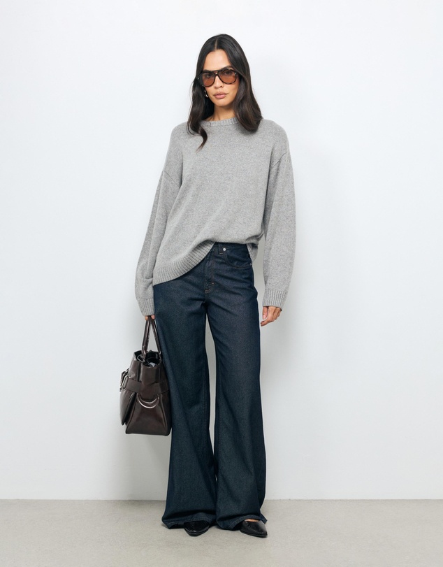 AERE - Nola Oversized Cashmere Blend Knit Jumper