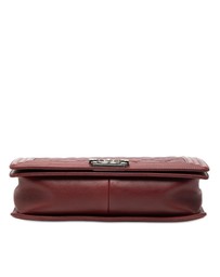Pre-Loved by Azura Reborn - Pre-Loved Medium Quilted Lambskin Double Stitch Boy Flap