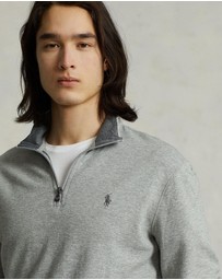 Polo Ralph Lauren - ICONIC EXCLUSIVE - Luxury Jersey Quarter-Zip Pullover