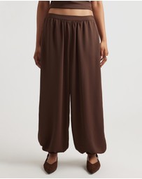 Decjuba - Holly Satin Balloon Pants