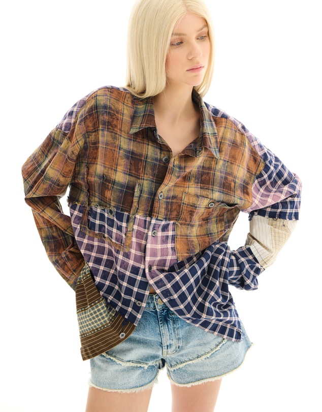 THE TALES - The Tales Reworked And Destroyed Check Shirt