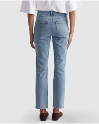 Decjuba - Becky Hemmed Straight Leg Jeans