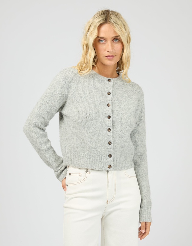 All About Eve - Bayside Cardigan Grey Marle