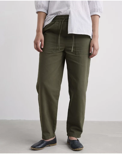 Seasalt - Seasalt Cornwall Green Sholl Tapered Joggers