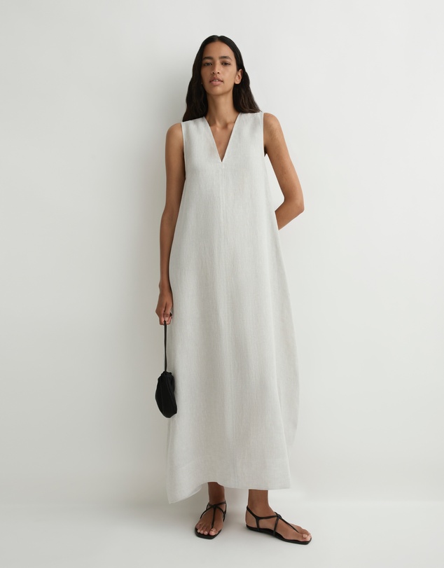 BONDI BORN - Delphi Cocoon Dress - Dove