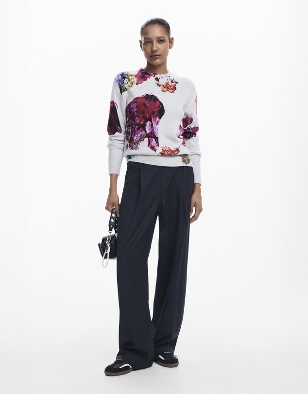 Desigual - Abstract floral sweater