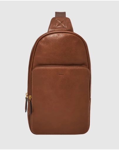 Fossil - Finn Brown Shoulder Bag