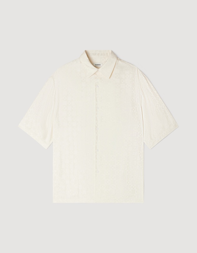 Sandro - Jacquard Cross Mc Shirt