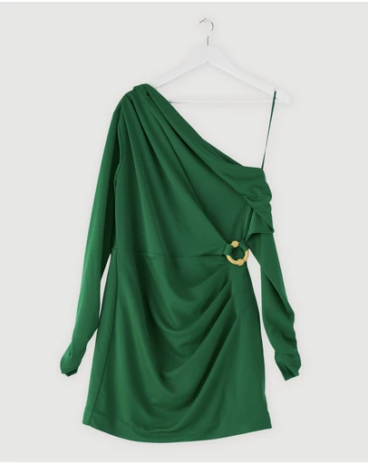 Revibe - Repaired Rebecca Vallance Erin LS Mini Dress - AU 14