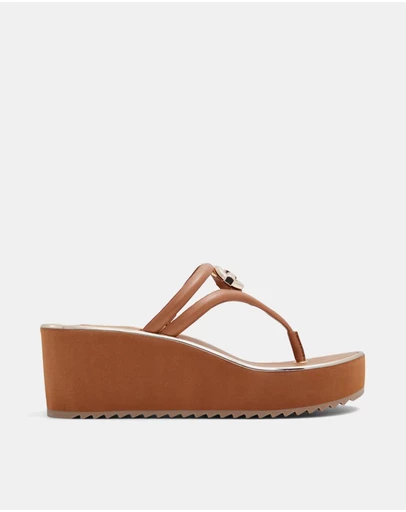ALDO - Albobrenna T-Strap Wedge Sandals
