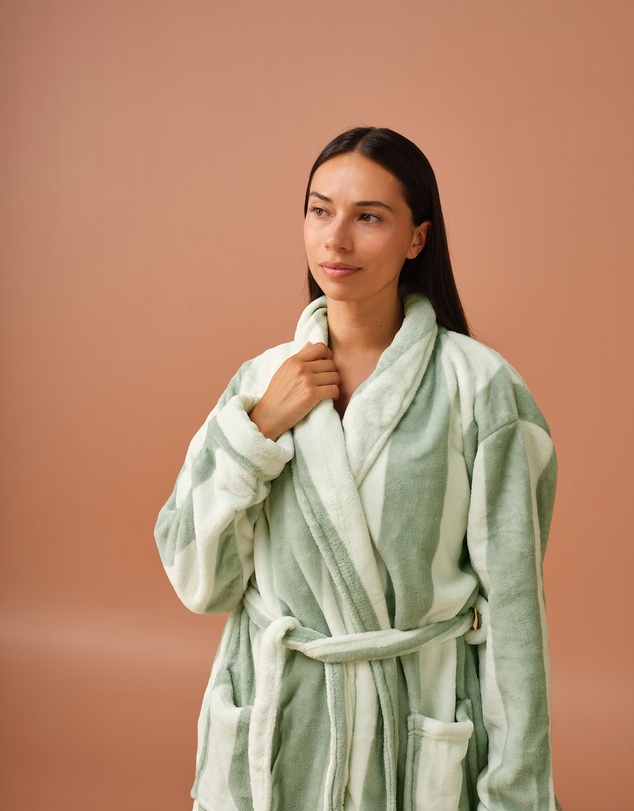 Linen House - Ocean City Plush Robe